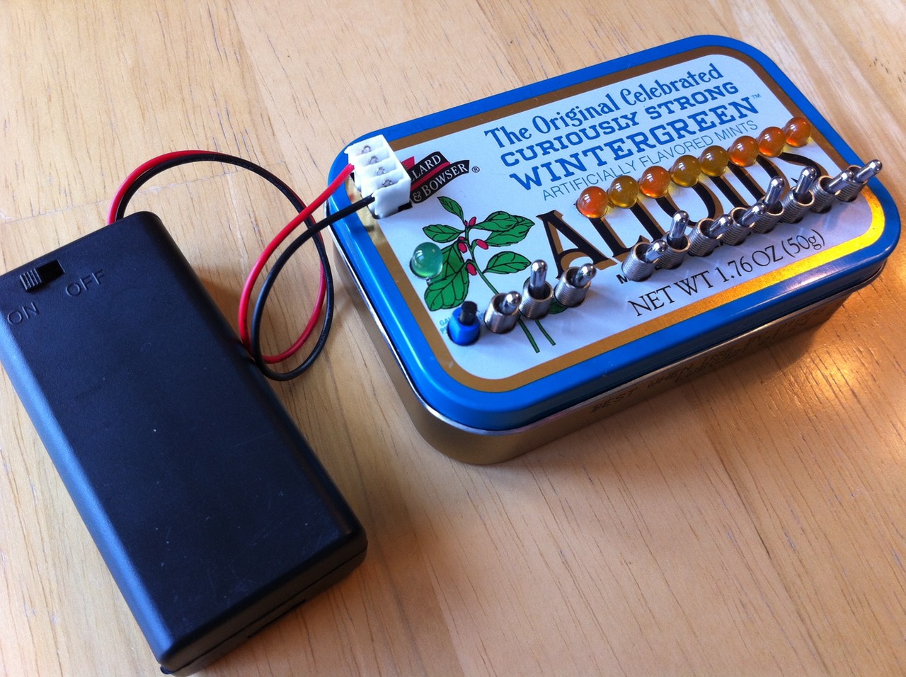 Altoids Tin Electronics Lab (everything out), This is a sma…